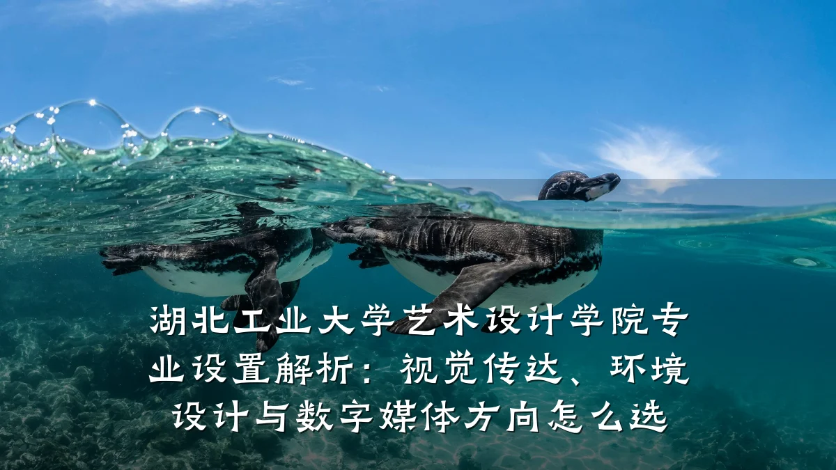 湖北工业大学艺术设计学院专业设置解析:视觉传达、环境设计与数字媒体方向怎么选