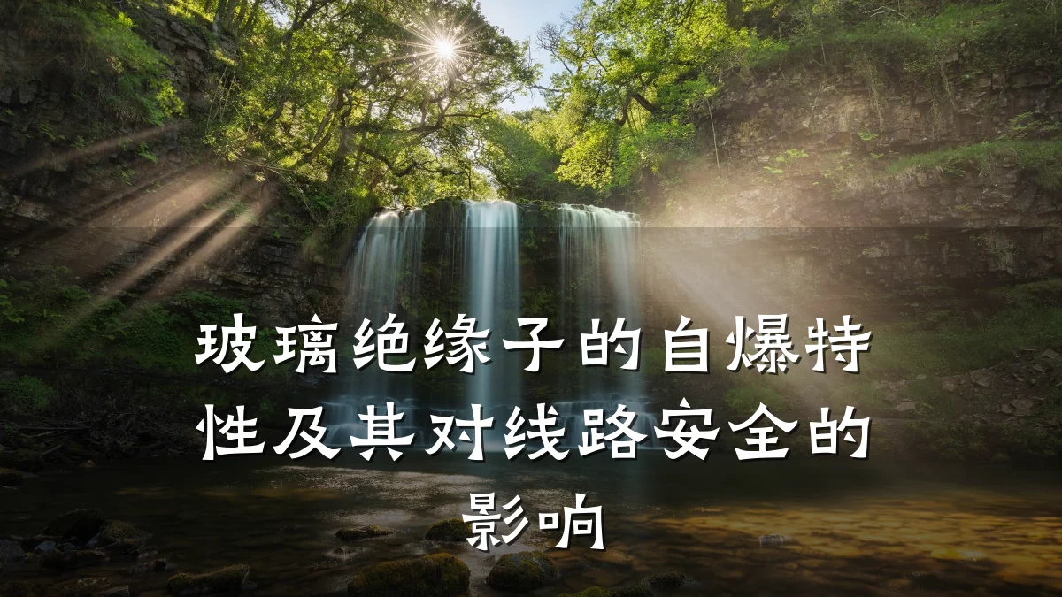 玻璃绝缘子的自爆特性及其对线路安全的影响