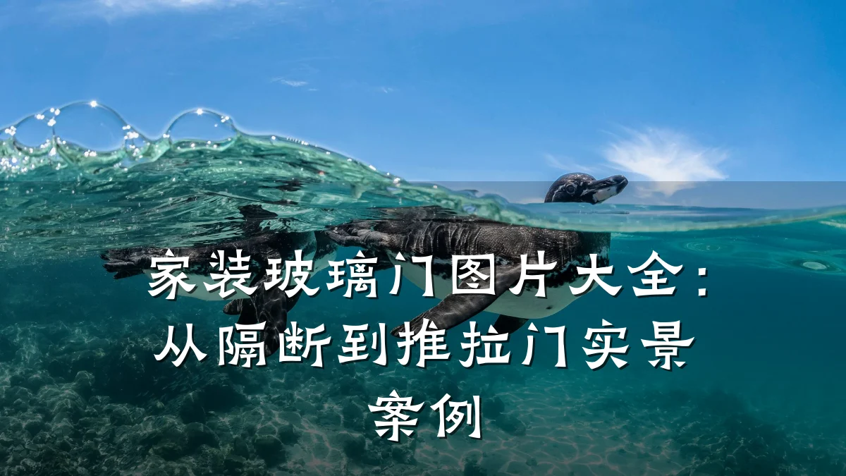 家装玻璃门图片大全:从隔断到推拉门实景案例