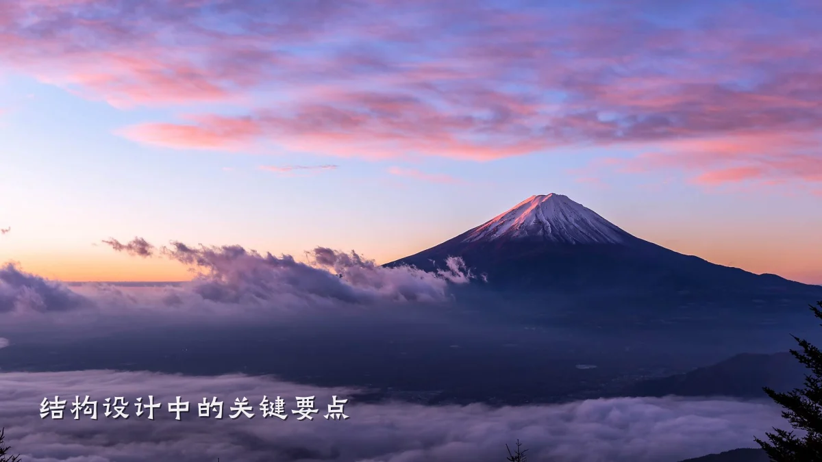 结构设计中的关键要点