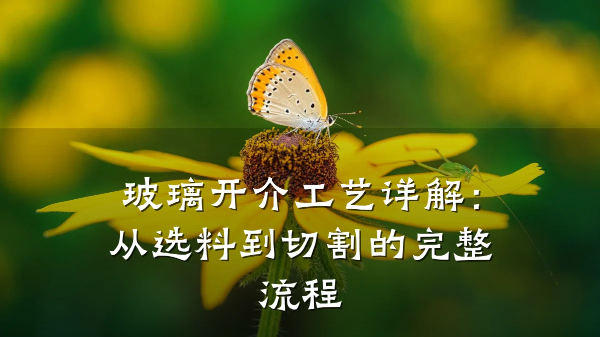 玻璃开介工艺详解：从选料到切割的完整流程