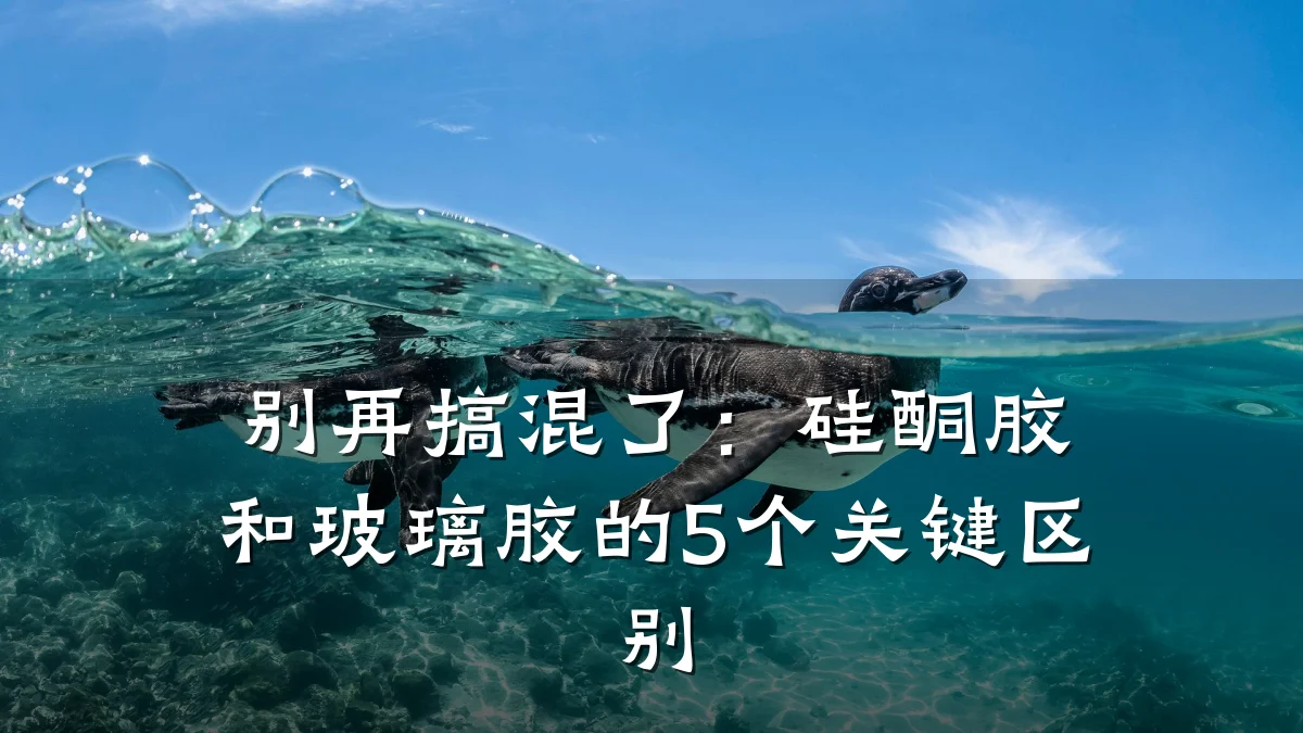 别再搞混了:硅酮胶和玻璃胶的5个关键区别
